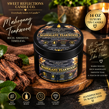 Load image into Gallery viewer, MAHOGANY TEAKWOOD SELF-CARE LUXURY CANDLE