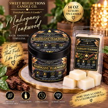 Load image into Gallery viewer, MAHOGANY TEAKWOOD SELF-CARE LUXURY CANDLE